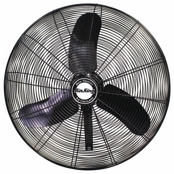 Standard-Duty Industrial Fan 30" Non-Oscillating, 120VAC, 5570/7480/8780 CFM, Air King, Mfr#: 9070