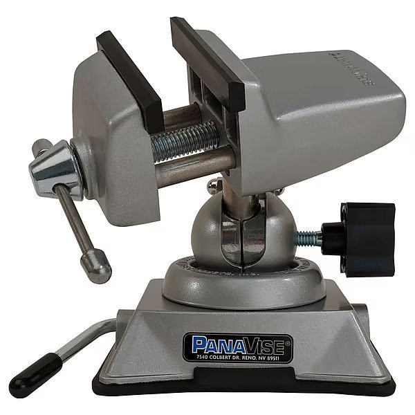 2-1/2" Light Duty Multi-Angle Vise with Vacuum Base, Panavise, Mfr#: 381