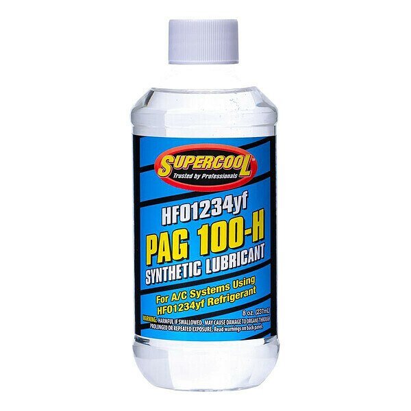 AC Refrigerants and Lubricant, 8 oz, Clear, Supercool, Mfr#: 38589