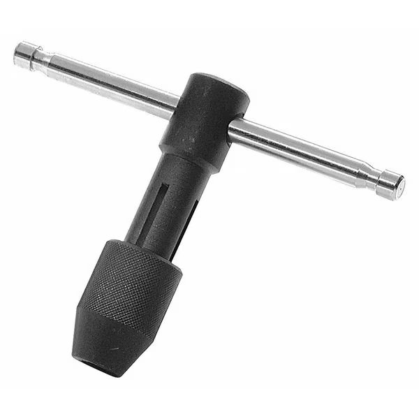 T Handle Tap Wrench, 0" to 1/4", Irwin, Mfr#: 12001ZR