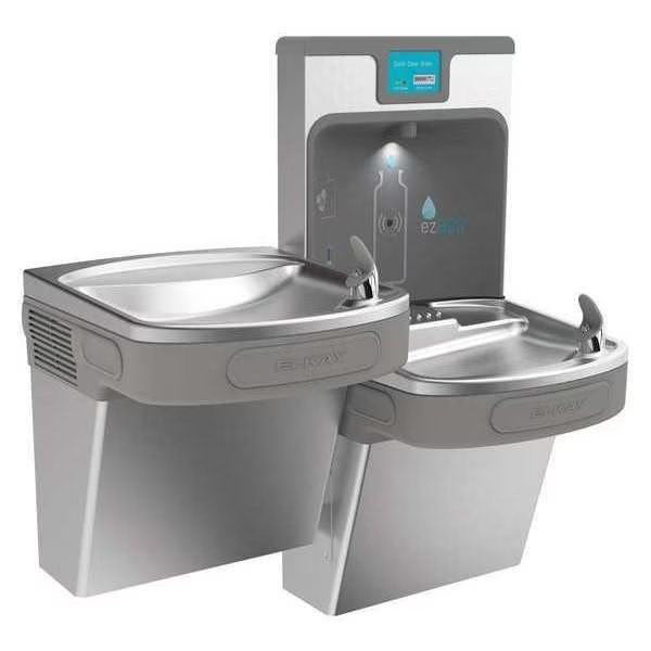 Indoor, Wall Mount, Stainless Steel, Yes ADA, Elkay, Mfr#: LZSTL8WSSP