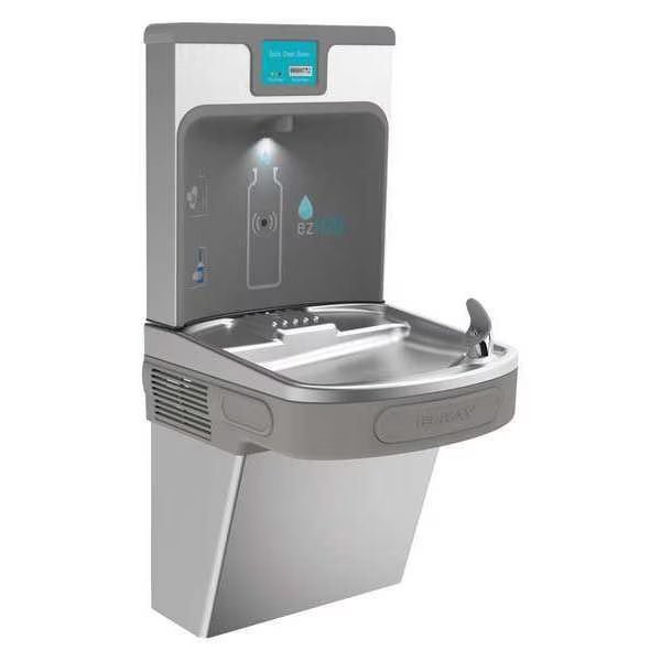 Indoor, Wall Mount, Stainless Steel, Yes ADA, Elkay, Mfr#: LZS8WSSP