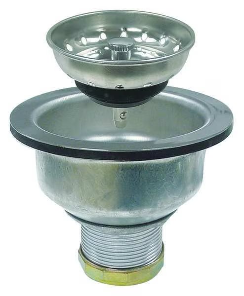 Sink Strainer Assembly, SS, Brass, Chrome, Kissler, Mfr#: 59-2045