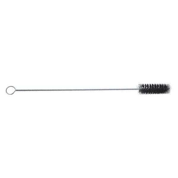 Tube and Pipe Brush, 24 in L Handle, 5 in L Brush, Black, Steel, 24 in L Overall, Michigan Brush, Mfr#: MIB002-1-1/2X24