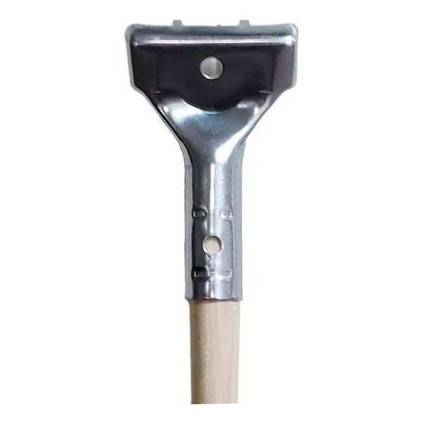 60" Handle, 1 in Dia, Silver, Tan, Wood, Michigan Brush, Mfr#: HND-25860