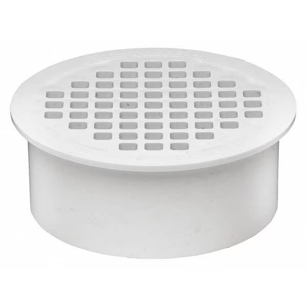 Drain, All Plastic Snap In, PVC, 3in, Oatey, Mfr#: 43565