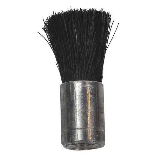 5/8 in W Flow Through Brush, Not Applicable L Handle, 1 7/8 in L Brush, Black, Wood, 2 in L Overall, Michigan Brush, Mfr#: MIB-3161