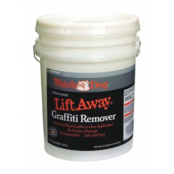 Watch Dog Lift Away Soy-Based Smooth Surface Graffiti Remover, 5 Gallon, Dumond, Mfr#: 8205
