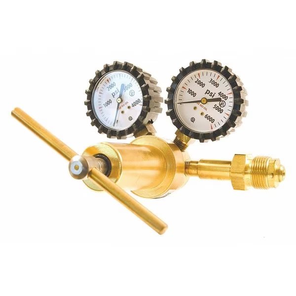 Specialty Gas Regulator, Single Stage, CGA-680, 200 to 3000 psi, Use With: Nitrogen, Uniweld, Mfr#: RHP3680
