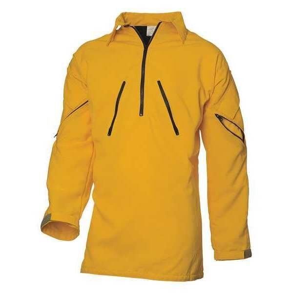 Wildland Fire Shirt, XL, Yellow, Zipper, Coaxsher, Mfr#: FC105-L