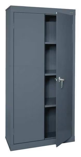 24 ga. ga. Steel Storage Cabinet, 30 in W, 72 in H, Stationary, Sandusky Lee, Mfr#: VF31301872-02