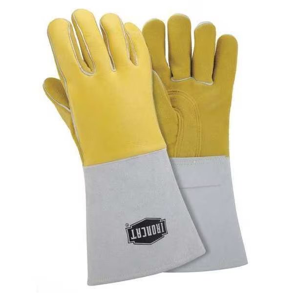 Stick Welding Gloves, Elkskin Palm, XL, PR, Ironcat, Mfr#: 9060/XL