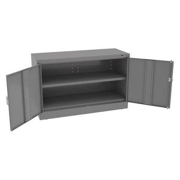 20 ga. ga. Carbon Steel Storage Cabinet, 48 in W, 30 in H, Stationary, Tennsco, Mfr#: J1830SUMG
