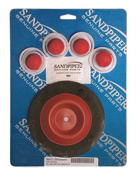 Repair Kit, Santoprene, Fluid, 3/4 In Pump, Sandpiper, Mfr#: 476.166.354