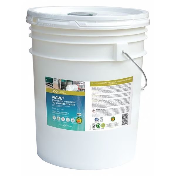 Automatic Dishwashing Liquid, Bucket, 5 gal, Concentrated, Unscented, Ecos Pro, Mfr#: PL9440/05