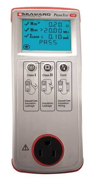 Portable Appliance Tester, Seaward, Mfr#: AGT 100