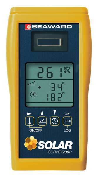 Solar Irradiance Meter, W Datalogging, Seaward, Mfr#: SS200R