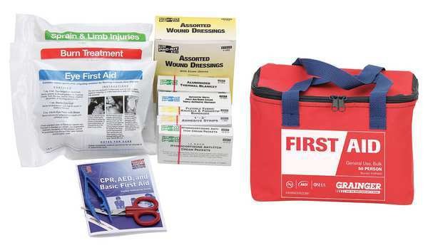 Bulk First Aid kit, Fabric, 50 Person, EnjoyTool Select, Mfr#: 54559