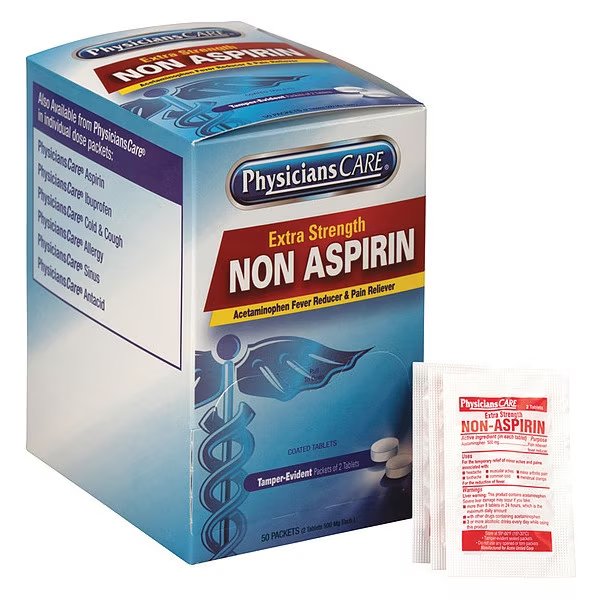 Non-Aspirin, Tablet, 500mg, PK50, Physicianscare, Mfr#: 90016