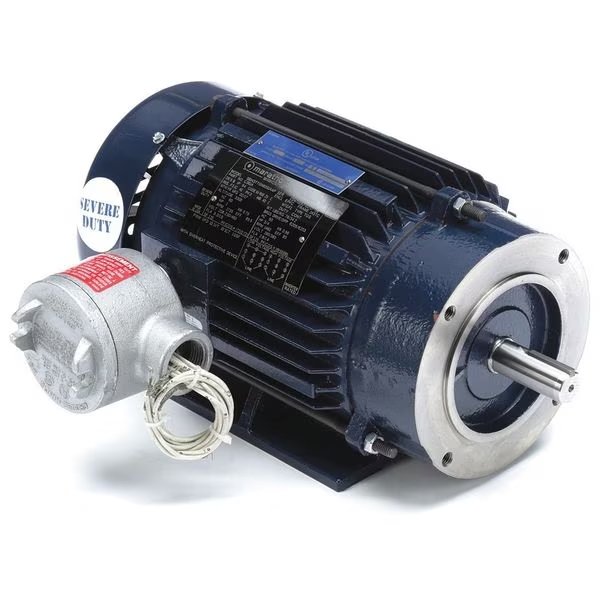 HazLoc Motor, 1 HP, 1735 RPM, 208-230/460V, Marathon Motors, Mfr#: 143TTGN6551