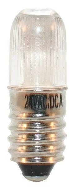 LED Lamp, Mini, T3 1/4, E10, Amber (Formerly LumaPro)