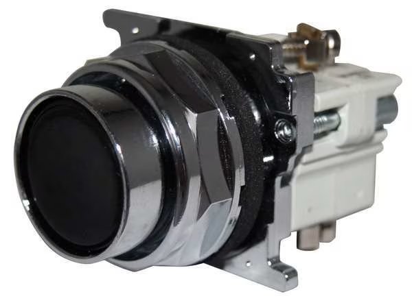 Non-Illuminated Push Button, 30mm, Black, Eaton, Mfr#: 10250T101-2