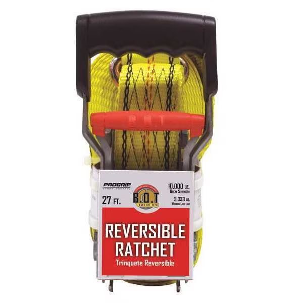Back Off Tech, TieDownFlat Hk 27 ft.Lx2"W, Progrip Cargo Control, Mfr#: 310081