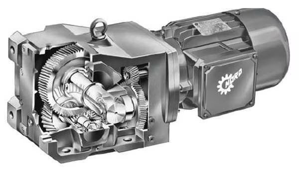AC Gearmotor, 3,540.0 in-lb Max. Torque, 18 RPM Nameplate RPM, 230/460V AC Voltage, 3 Phase, Nord, Mfr#: SK9012.1-80LP/4-97.36-A