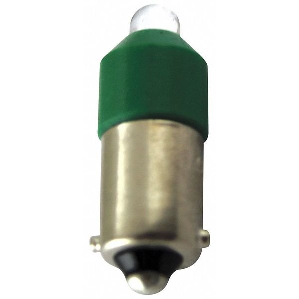 Miniature LED Bulb, 48 Volts, Green, Eaton, Mfr#: E22LED048GN