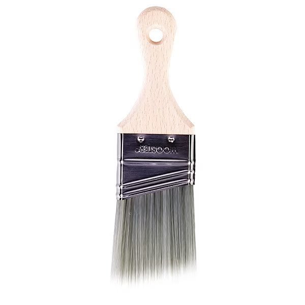 2" Short Angle Sash Paint Brush, Silver CT Polyester Bristle, Wood Handle, Wooster, Mfr#: 5225-2