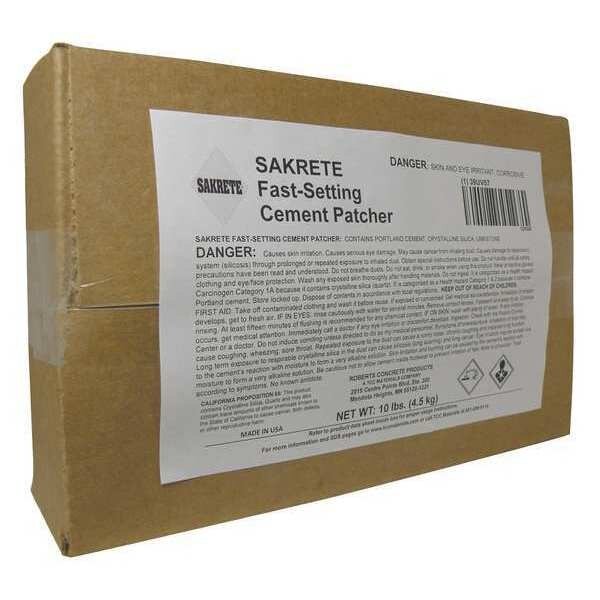 10 lb. Gray Cement Patch, Sakrete, Mfr#: 120028