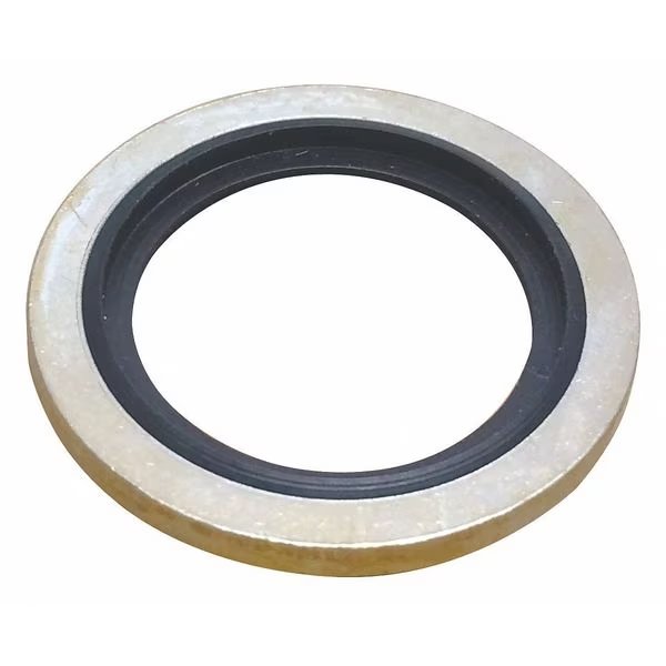 Sealing Washer, Fits Bolt Size 1/2 in Steel/Buna-N, Cadmium Plated Finish, Adaptall, Mfr#: 9500-08
