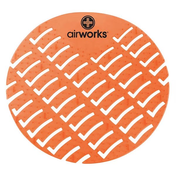 Urinal Screen, Round, Mango, PK60, Air Works, Mfr#: AWUS007-BX