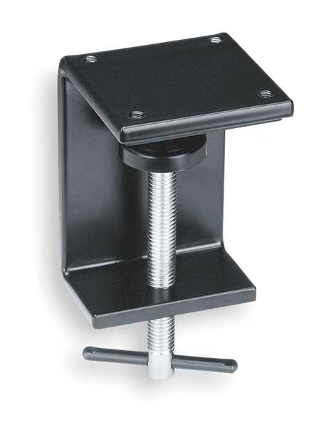 Table Clamp, 65-135mm, Black, Steel, Waldmann, Mfr#: 190033019-00014950