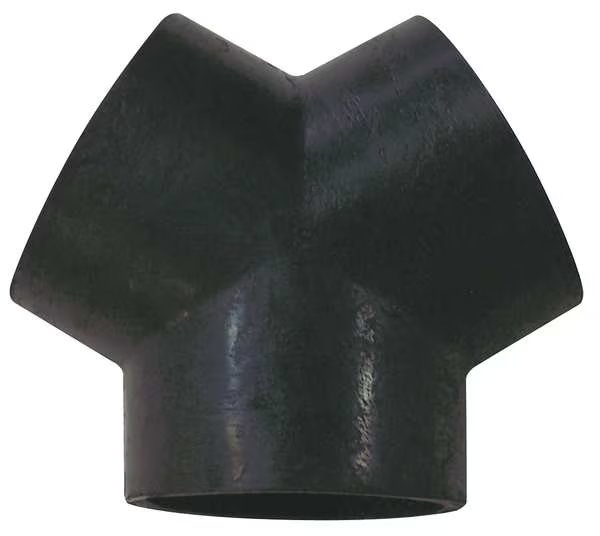 Y Connector, 2.5 In ID, 3 In OD, Rubber, Hi-Tech Duravent, Mfr#: 0652-0250-0002