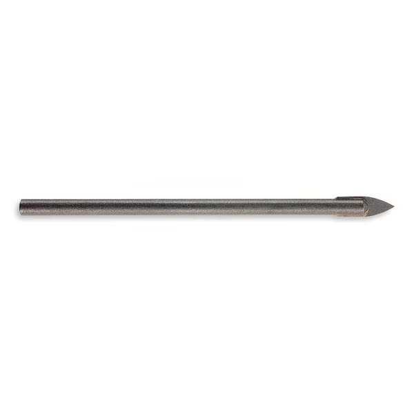 Glass and Tile Carbide-Tipped Drill Cle-Line 1822 Bright HSS RHS/RHC 1/8, Cle-Line, Mfr#: C20718