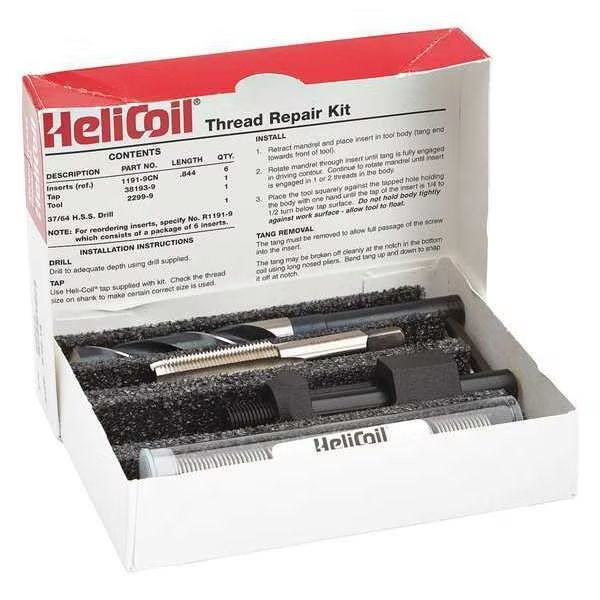 Free-Running Helical Insert Repair Kit, 9/16"-18, Stanley Engineered Fastening, Mfr#: 5402-9