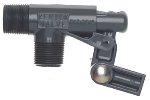 Float Valve, 3/4 In, PVC, Pipe Mount, Kerick, Mfr#: PS75LS