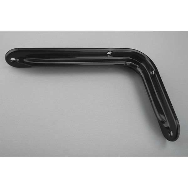 Heavy Duty Shelf Bracket, Black, 125 Lb, John Sterling, Mfr#: RP-0099-8BK