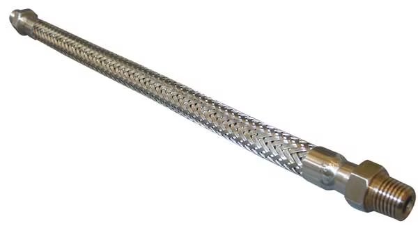 Flexible Hose Assy, 1/2-14 In, 60 In L, Penflex, Mfr#: FTG-08-A-A-CS-60