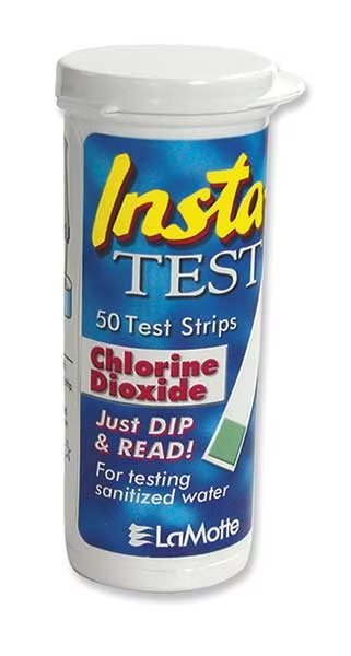 Test Strip, Chlorine Dioxide, PK50, Lamotte, Mfr#: 3002