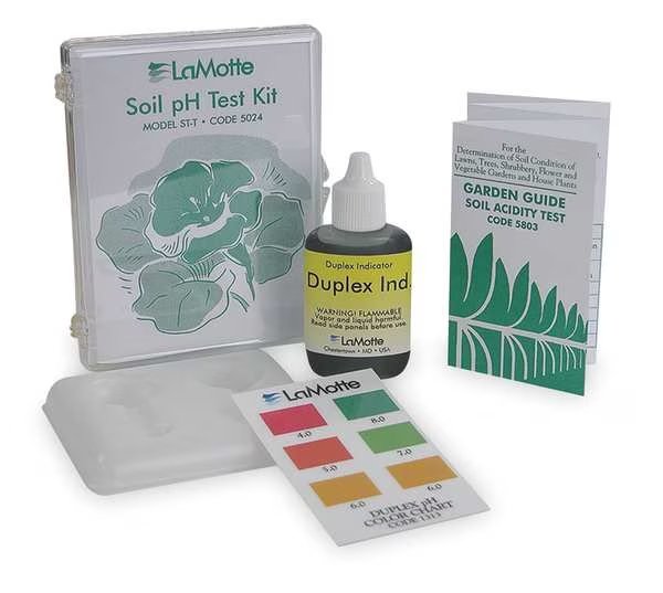 Soil pH Test Kit, pH Range 4.0 to 8.0, Lamotte, Mfr#: 5024