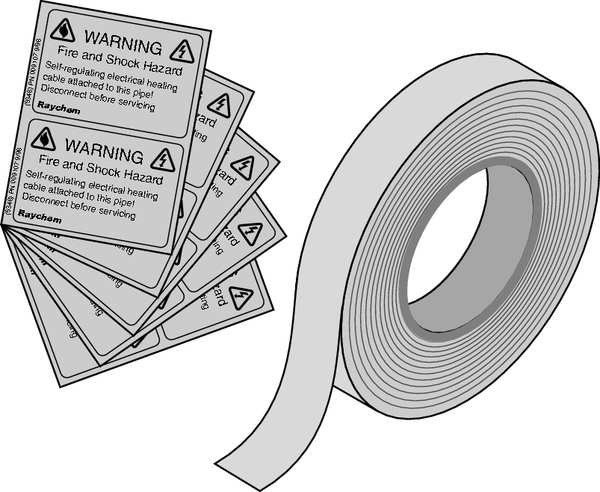 Heating Cable Application Tape, Raychem, Mfr#: 062231-000