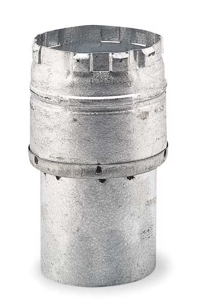 Appliance Connector, 4" Dia., 6" L, Ameri-Vent, Mfr#: 4FCAC