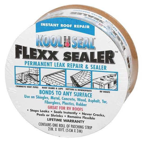 Leak Repair & Sealer Roll, 2 in x 10 ft, Roll, Gray, Flexx Sealer, Kool Seal, Mfr#: KS0018110-99