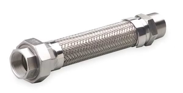 2" Dia x 12" L 321 SS Flexible Metal Hose, Hose Master, Mfr#: GM200SHMU120