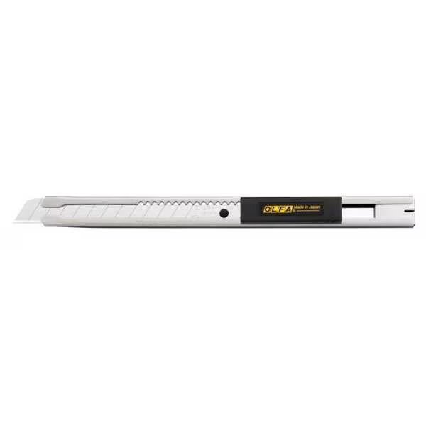 Retractable Snap-Off Utility Knife, Stainless Steel, Olfa, Mfr#: SVR-2