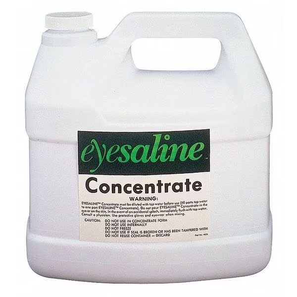 Eyewash Saline Concentrate, 180 oz, For Use With Fendall Pure Flow 1000/2000 Eyewash Stations, Honeywell, Mfr#: 32-000513-0000-H5