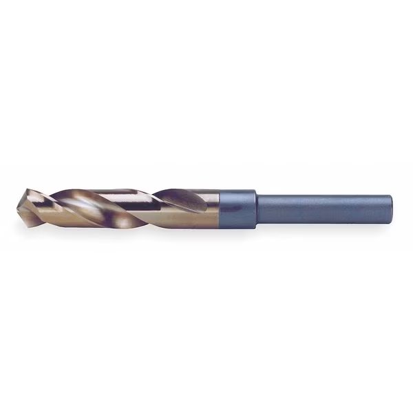 118° Silver & Deming Drill with 1/2 Reduced Shank Chicago-Latrobe 190C Straw HSS-CO RHS/RHC 41/64, Chicago-Latrobe, Mfr#: 53441