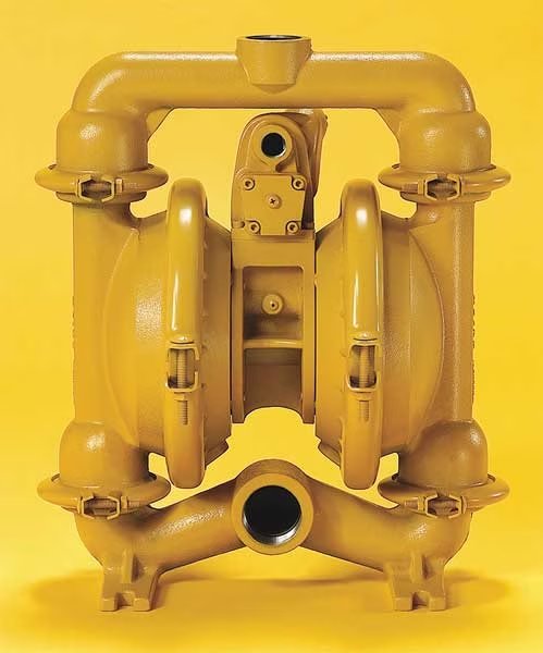 Double Diaphragm Pump, Aluminum, Air Operated, Santoprene, 70 GPM, Versa-Matic, Mfr#: E4AA6X660-ATEX